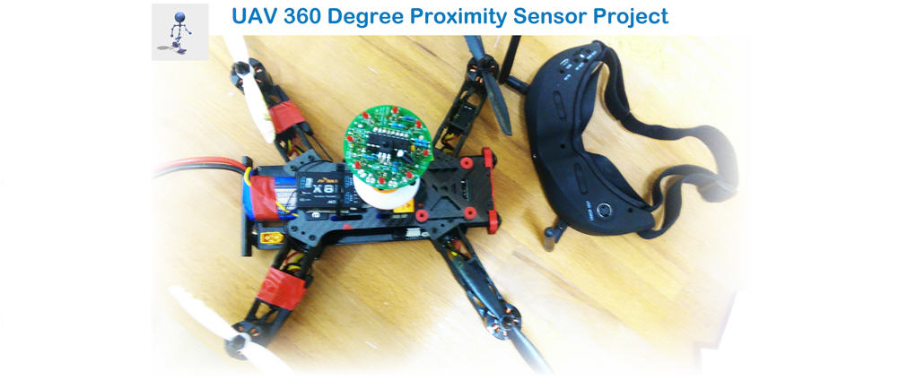 UAV 360 degree IR proximity sensor