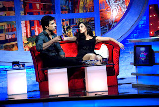 Sonu Sood and Neha Dhupia on the sets of 'Movers N Shakers' TV Show 
