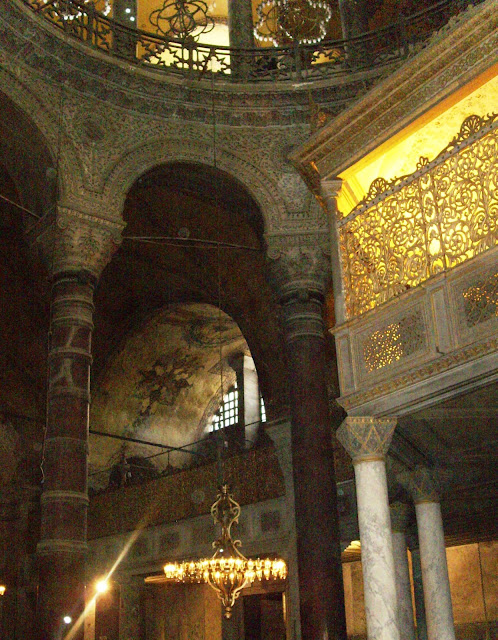 Freemasonry symbols in the colons of Hagia Sophia Freemasonry symbols in the colons of Hagia Sophia