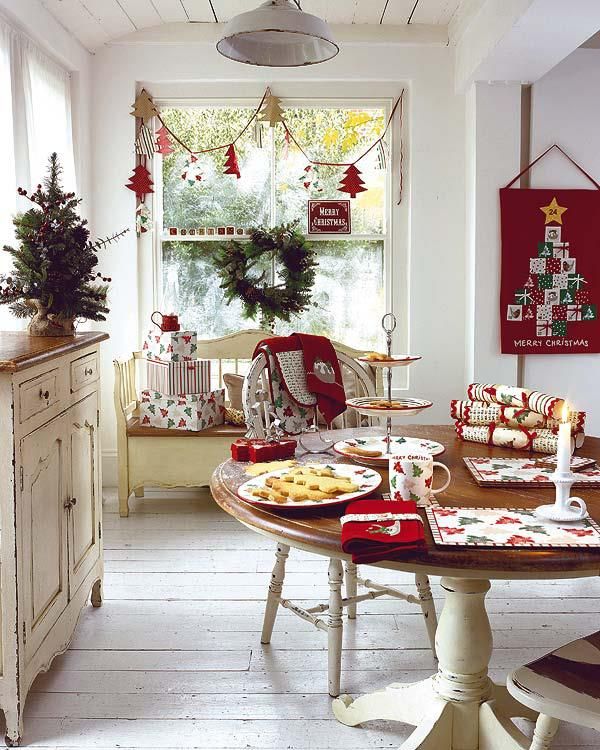 Cute Pinterest Cozy Christmas kitchen decor ideas