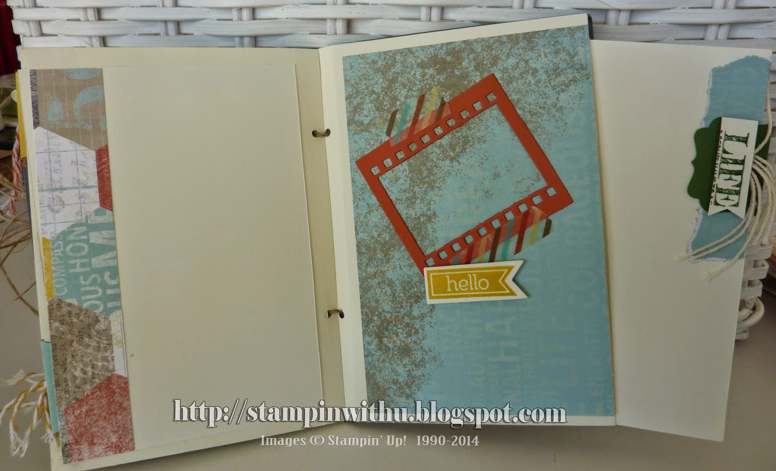 Mini Album - On Film Die Cuts - Third Page Mini Album - On Film Die Cuts - 3rd Page