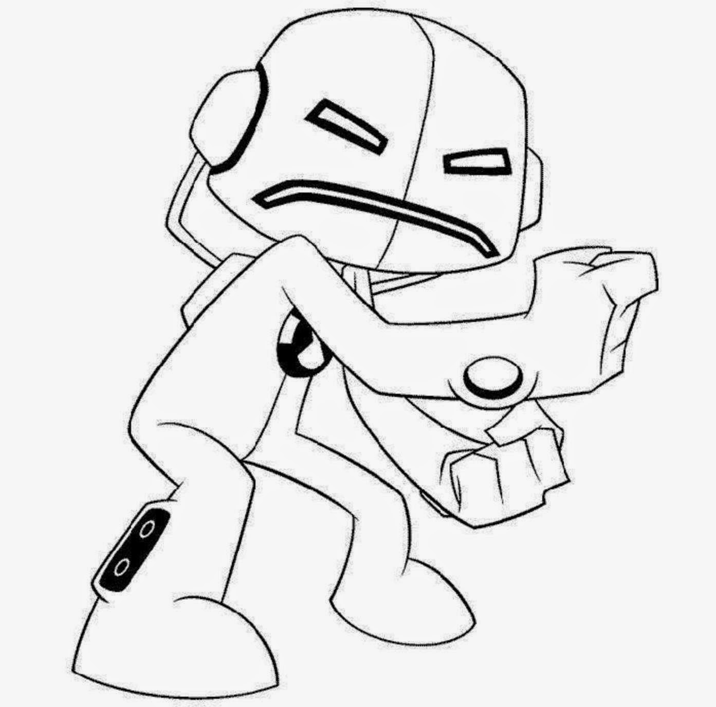 ben 10 coloring drawing free wallpaper