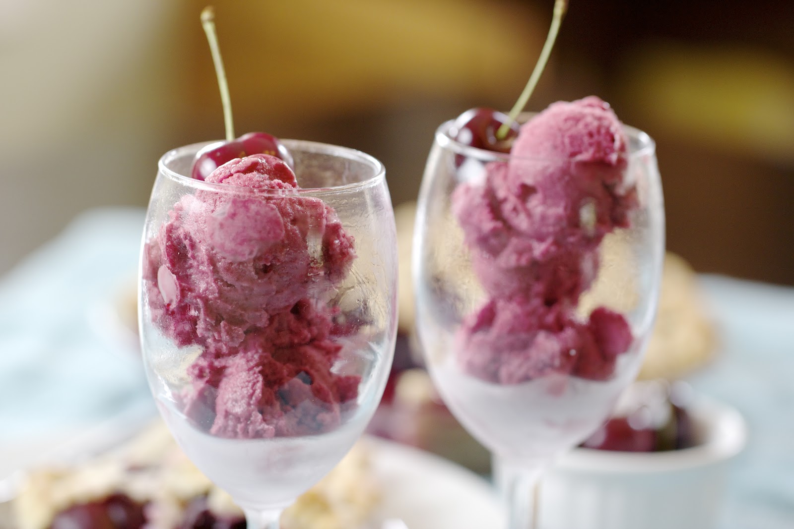 Thyme In Our Kitchen CherryLime Sorbetto