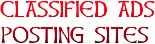 classified ad posting sites Listes