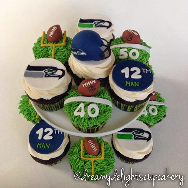 Seattle Seahawks 12th Man Cupcakes & Where to Find Them! Seattle Seahawks 12th Man Cupcakes & Where to Find Them!