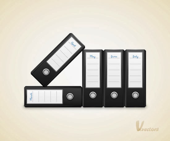 Vector Binders Illustration Vector Binders Illustration