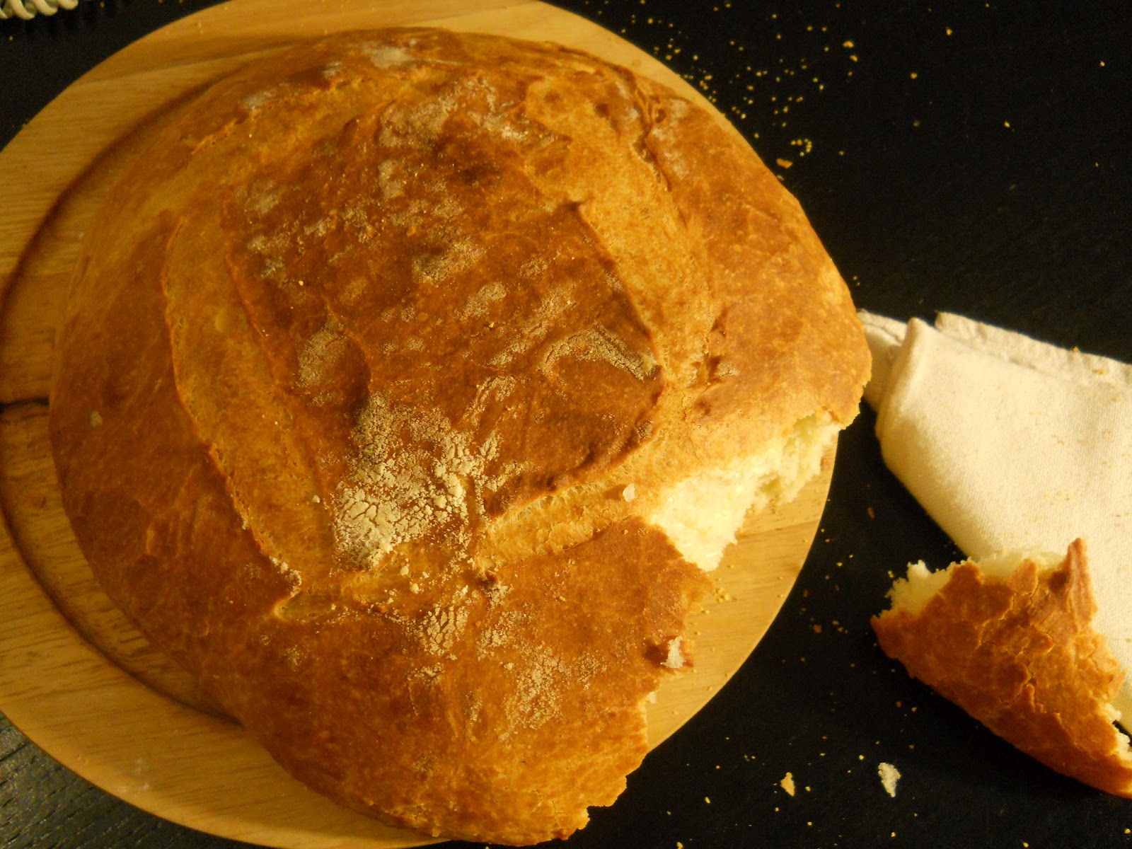 Olive Oil Bread Vintage Kitchen