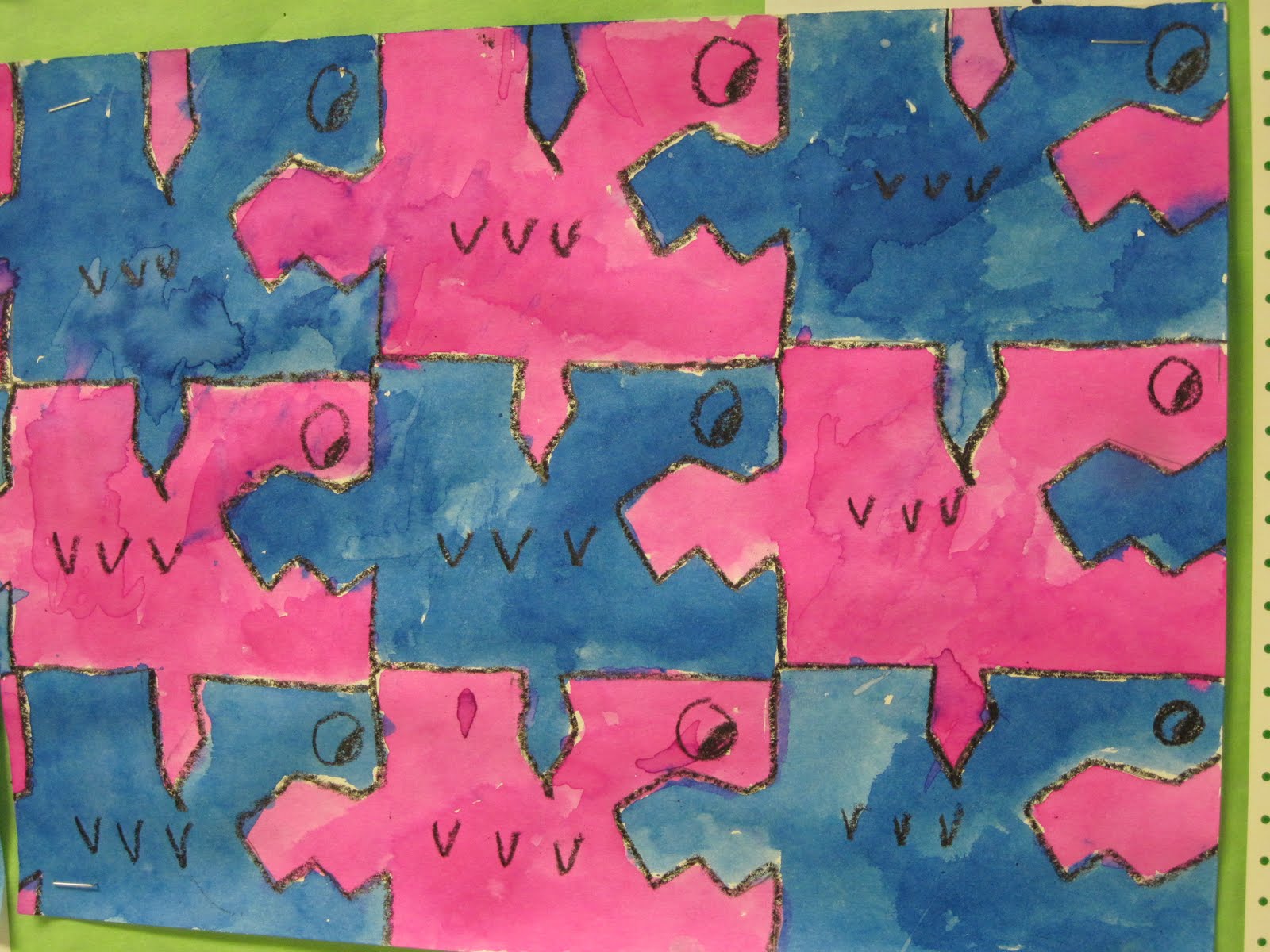 Lines, Dots, and Doodles: Tessellations, 4th Grade