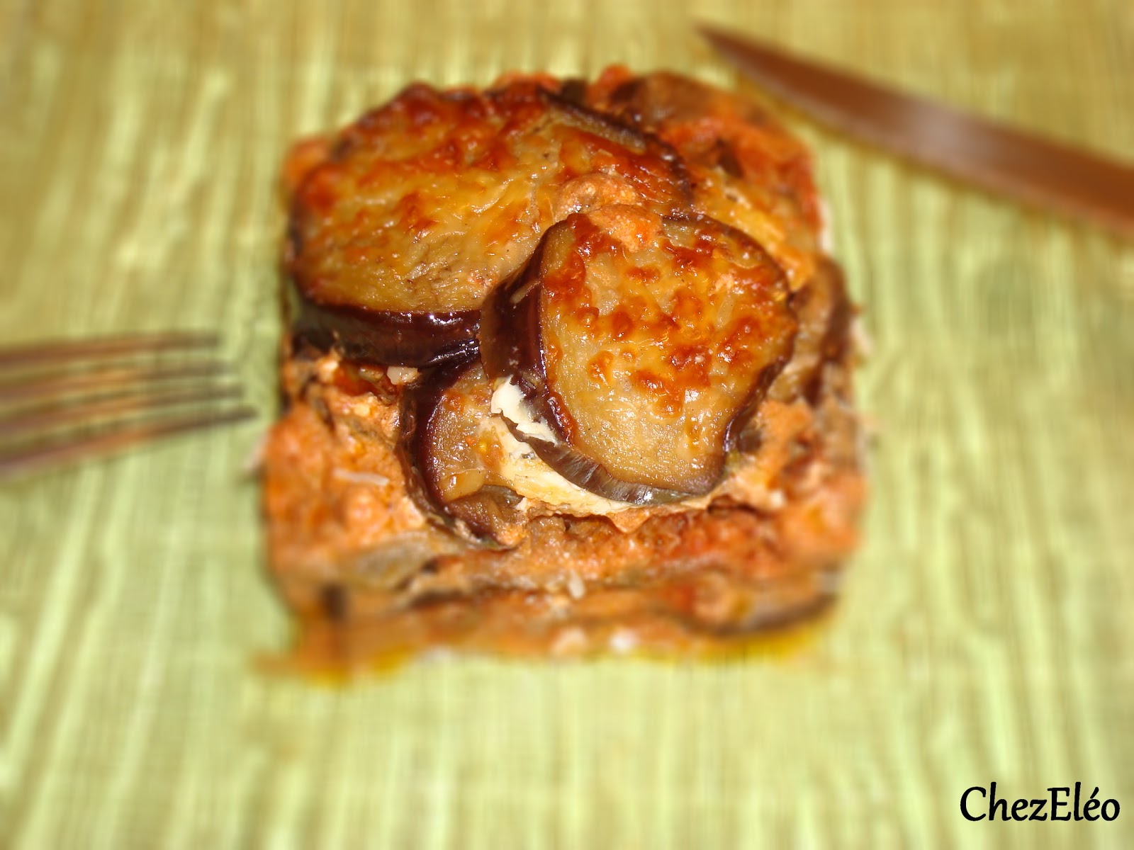 Gratin d'aubergines façon moussaka Chez Eléo