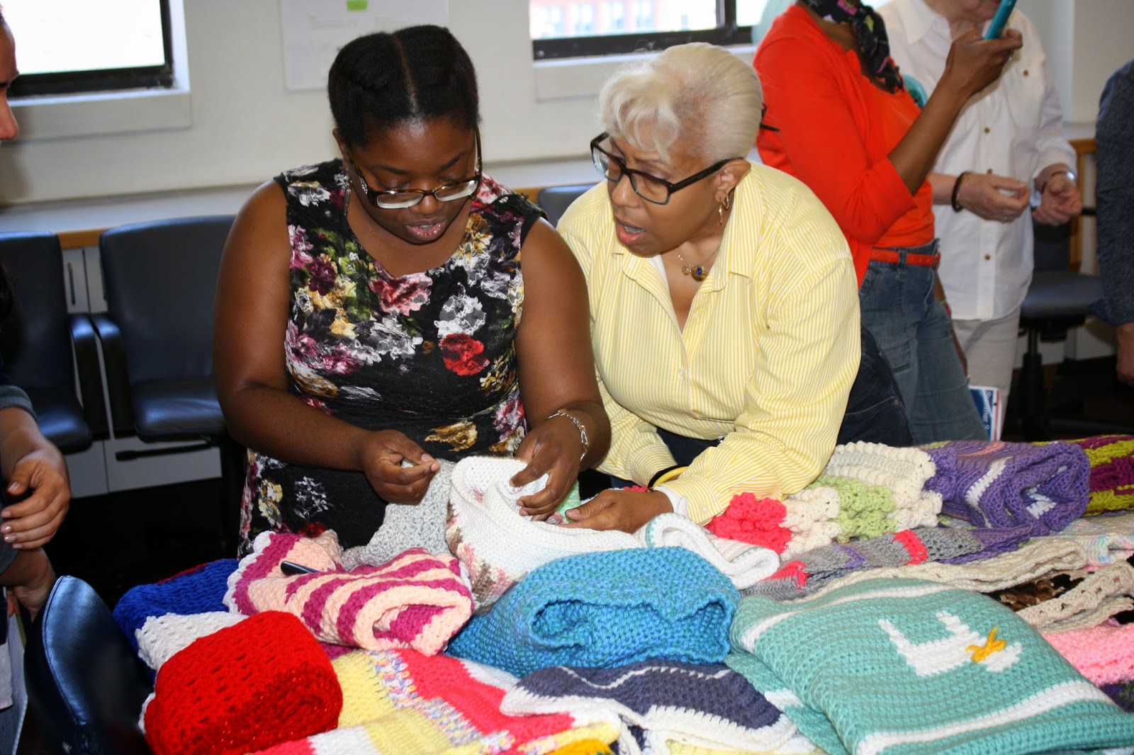 NYU Club Knits and Crochets 185 Baby Blankets for families served by