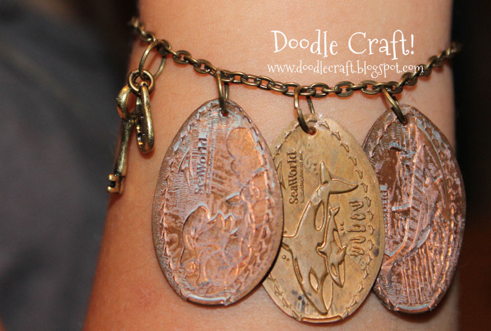 Doodlecraft Souvenir Penny Bracelet