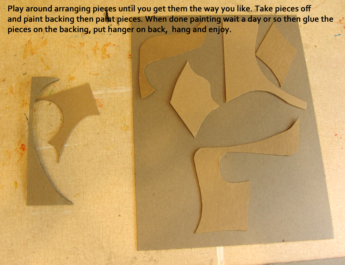 Cool Stuff Art Gallery Cardboard Mosaic Art Project