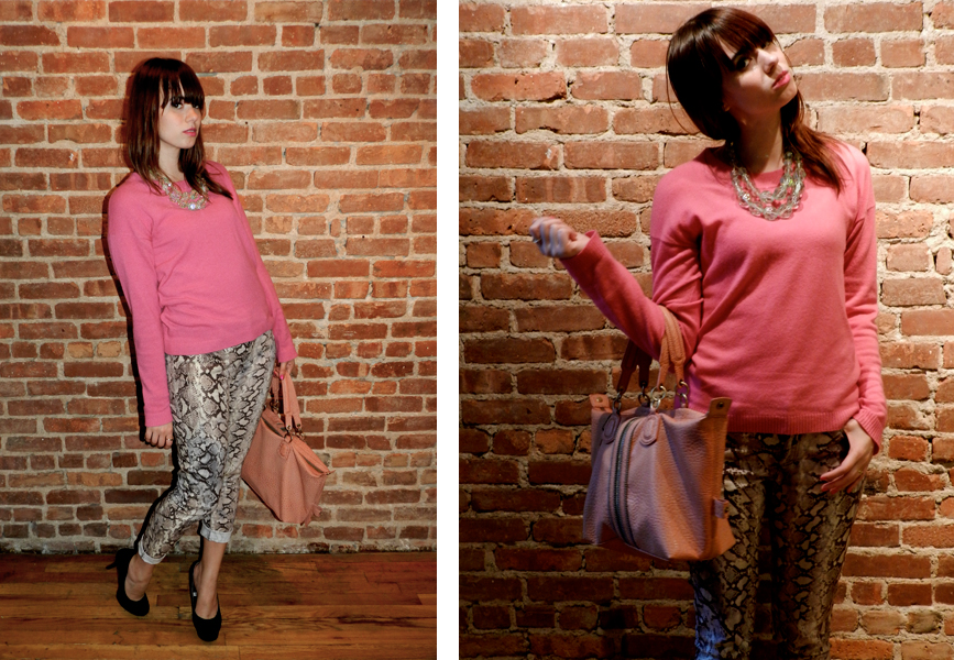 How to Wear Snake Skin Print Pants for a Day Time Affair Fashionista