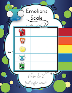 Emotions Chart - Self Regulation Tool