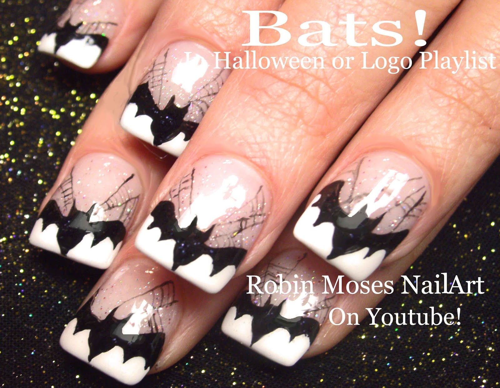 Nail Art By Robin Moses Halloween Nails Halloween Nail Art Blood Splatter Nails Bloody Nails Scary Nails Halloween Nail Art Bloody Nail Art Halloween Ideas Halloween Costume Ideas Nail Art Ideas For