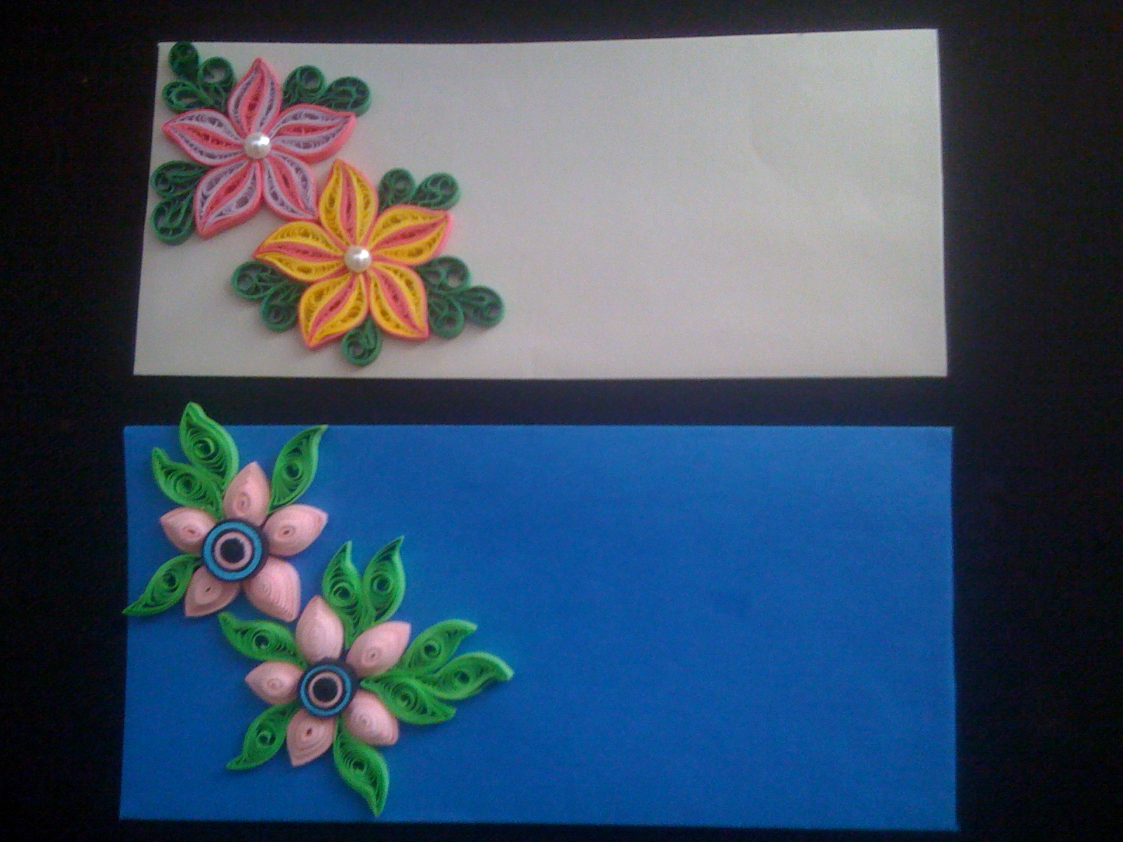 QUILLING IDEA BY FALGUNI QUILLING ENVELOPES