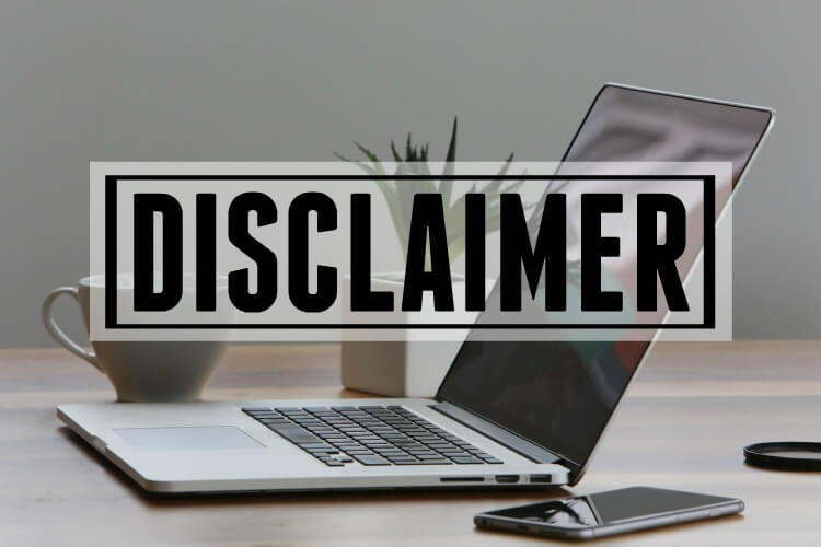 Disclaimer Page Header