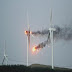 O.V.N.I. colide com turbina eólica nos E.U.A.