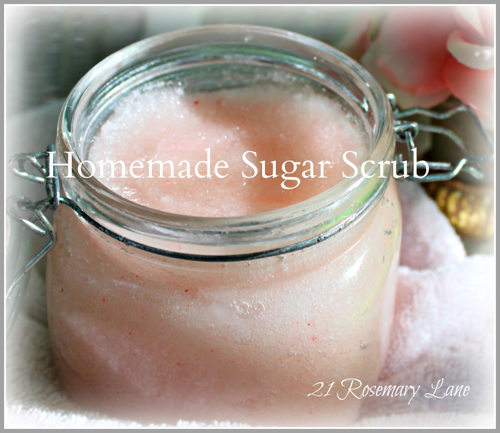 21 Rosemary Lane Homemade Sugar Scrub