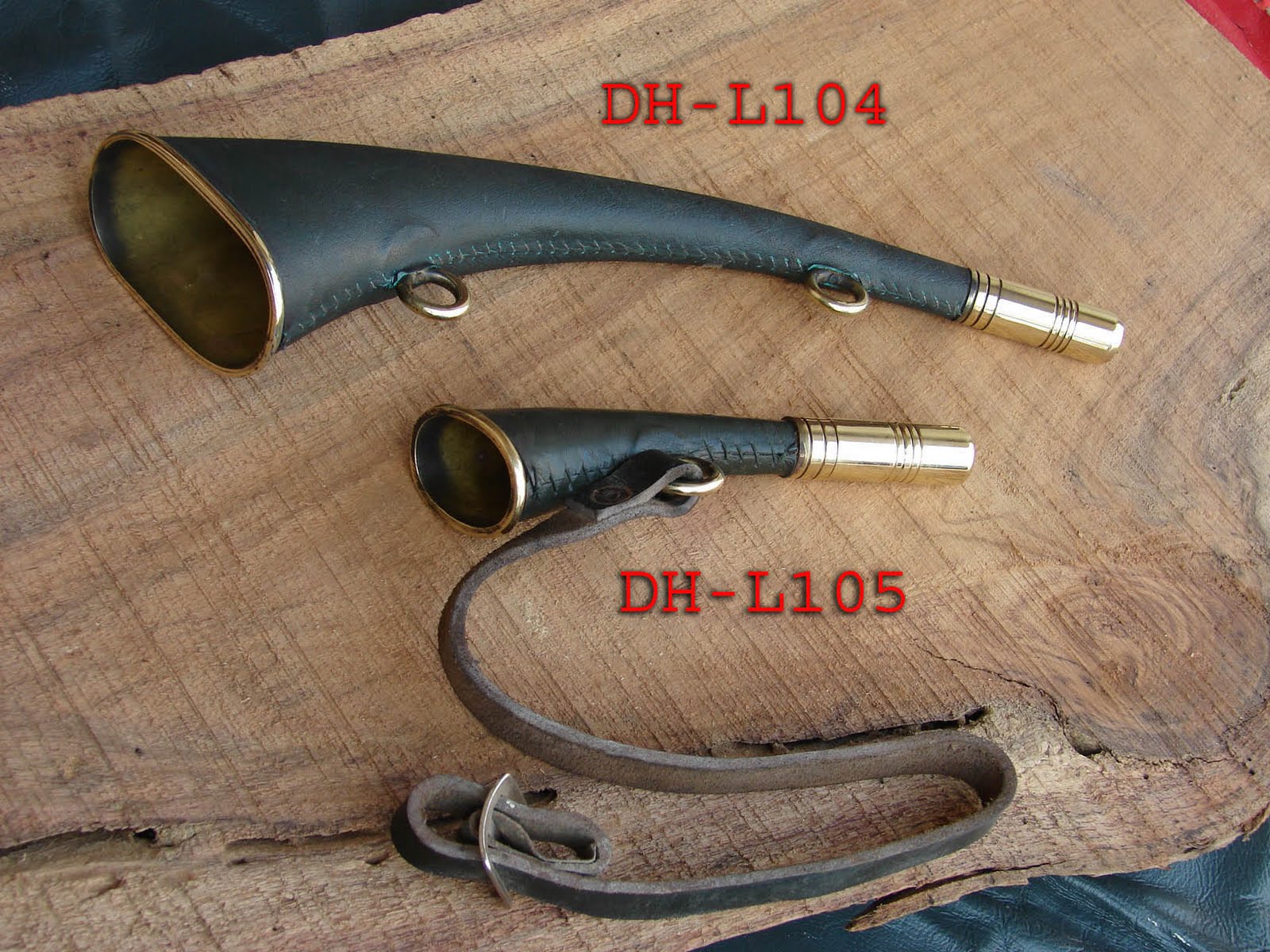 Hunting Bugle Horn, With Brass Chain, Hunting Helper For Hunters By A B Instrument Co