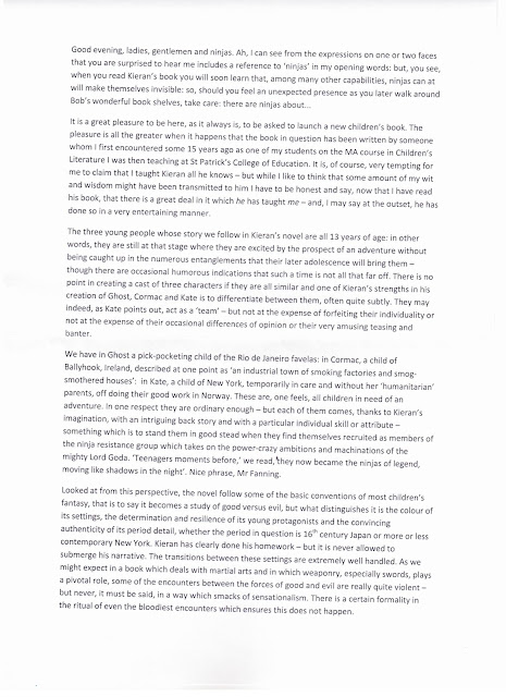 How to write a book launch speech picture