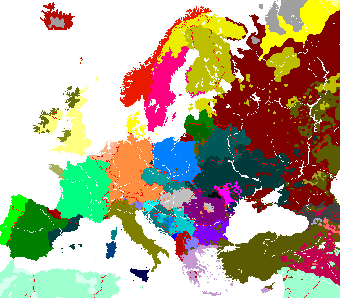 etnicka karta evrope Stavljajte svoje etničke mape [Tekst verzija]   Stranica 28   Forum.hr etnicka karta evrope