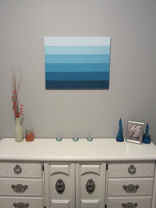 Little House on the Corner DIY "Ombre" Canvas Artwork ScotchBlue