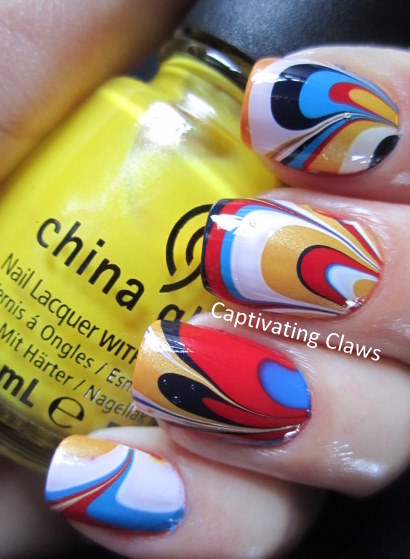 captivating claws tie dye inspired