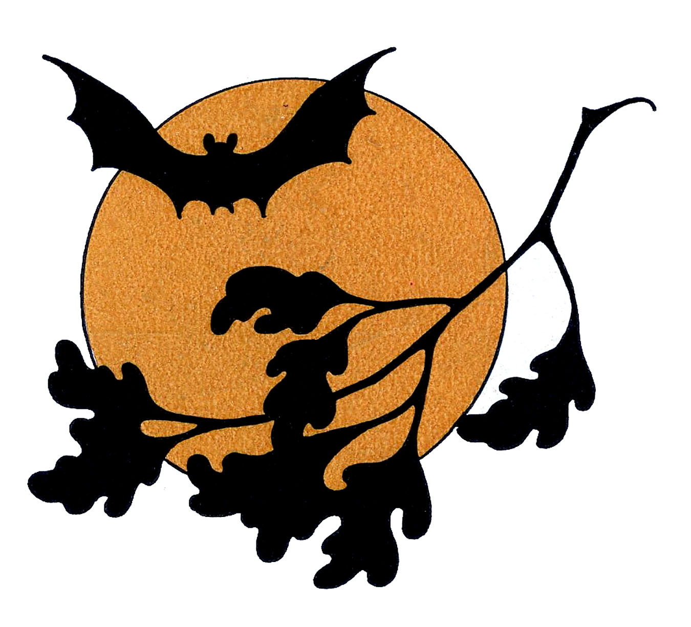 Halloween Bat Silhouette