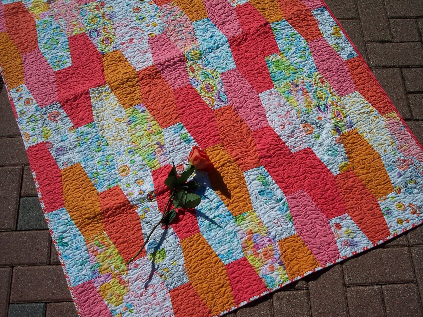 It's Friday! Lava Lamp Quilt