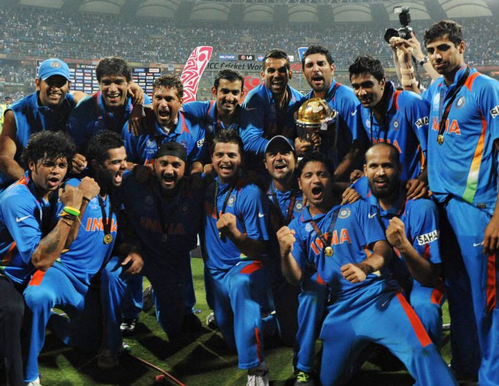 India wins ICC World Cup 2011 Final - Celebration photos ...
