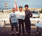 Mi primer Profesor de Tai Chi Chuan en una foto con "Apolo" realizada en Torrevieja en 1997