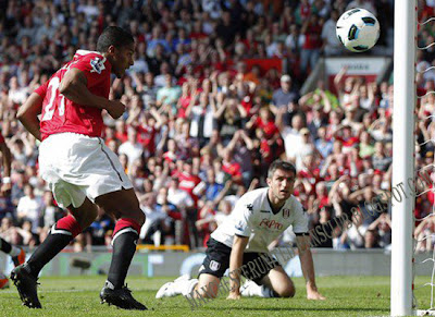 Antonio Valencia-Man Utd vs Fulham Barclays Premier League Antonio Valencia-Man Utd vs Fulhamn Barclays Premier League