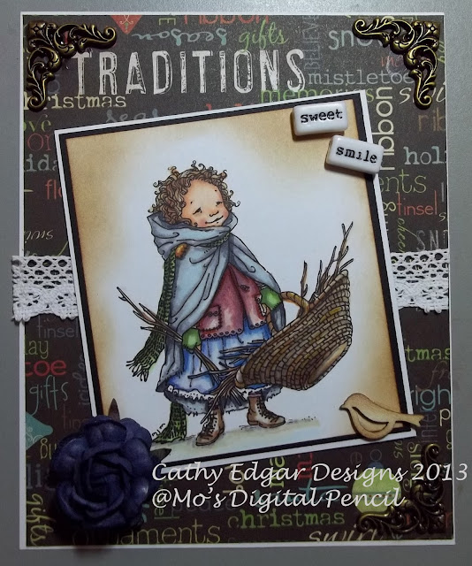 Ink It Up Stamp It Out with Cathy Edgar Mo's Digital Pencil Challenge