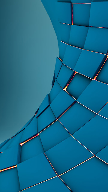 Android Image Wallpaper 3D Squares Abstract Render