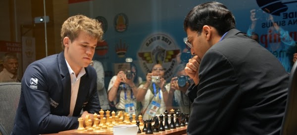 Magnus Carlsen beats Anand in World Chess Championship Game 6 - India Today