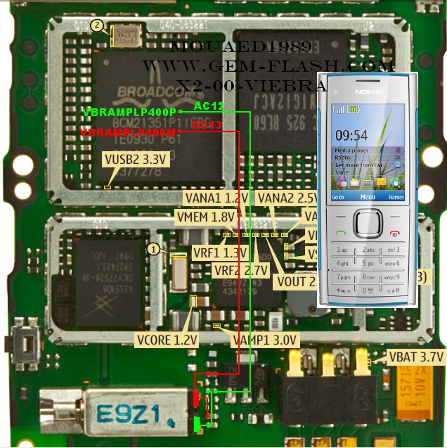 Nokia X200 Vibrator Ways Jumper Solution All About Mobiles