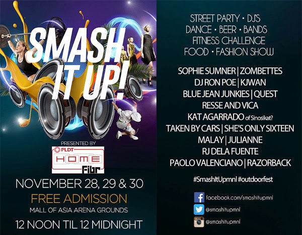 #SMASHITUP: A THREE DAY OUTDOOR FESTIVAL #SMASHITUP: A THREE DAY OUTDOOR FESTIVAL