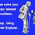 Internet Explorer - Public Internet Users Beware