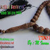 Tasbih Akar Bahar Putih atau Tali Arus Putih atau Akar Batu atau Kayu Uli atau Akar Laut atau Rotan Laut
