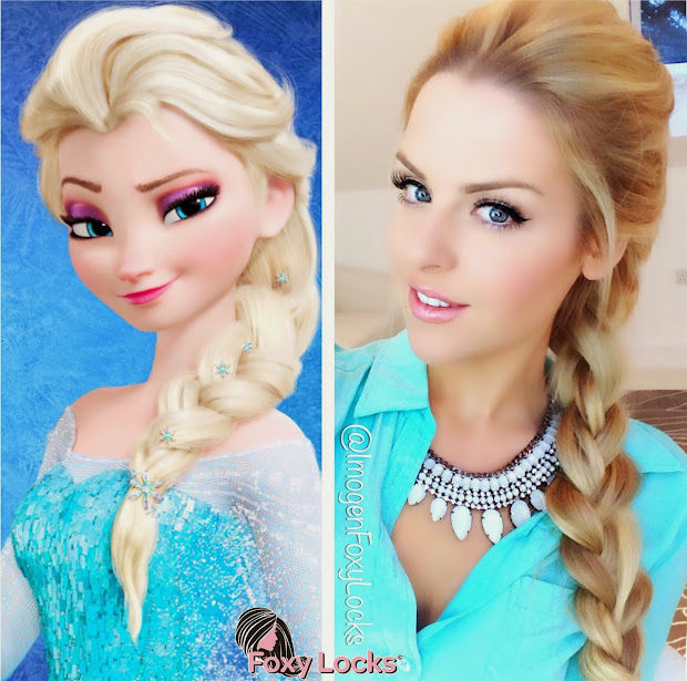 braided crown elsa braid hair