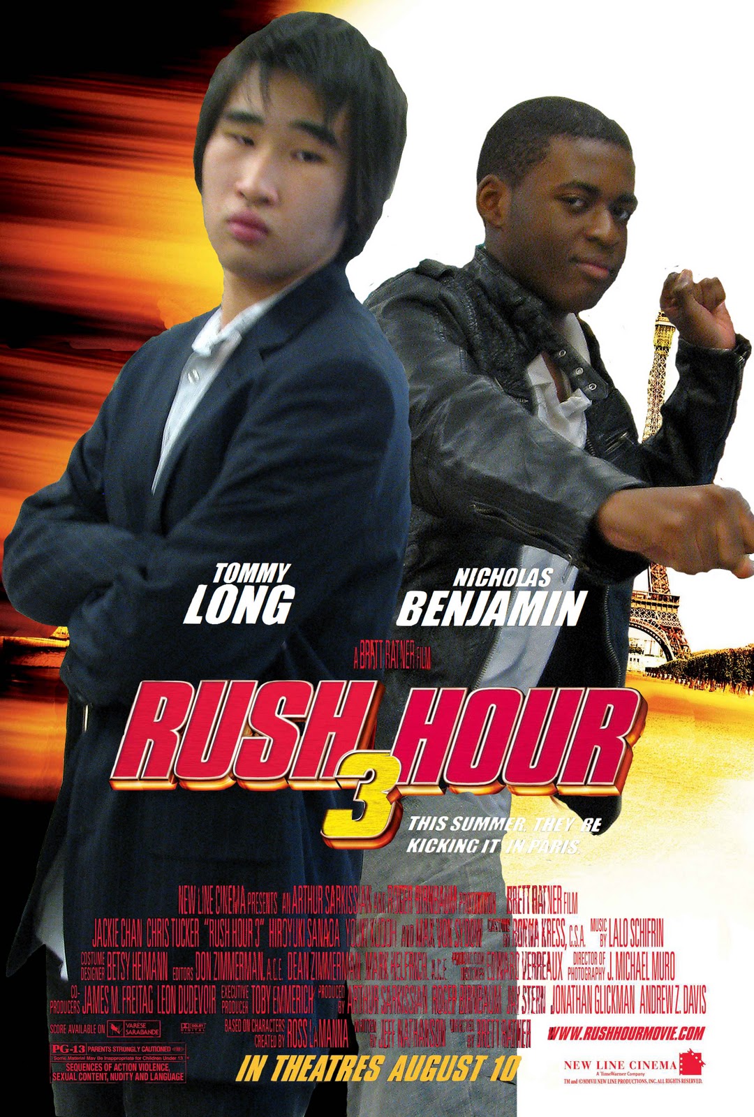 FatCakeTom Blogspot.ca: Movie Poster Assignment: Rush Hour 3