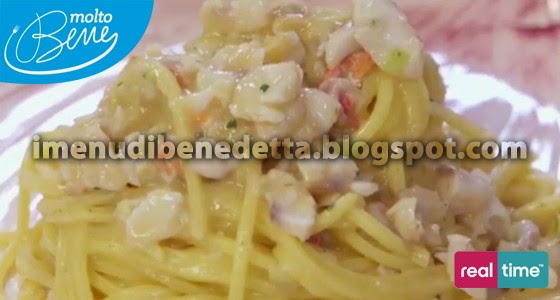 Tagliolini con Sugo di Triglia e Salsa di Cannellini di Benedetta Parodi
