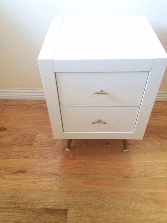 From House to Home Ikea Nightstand Hack