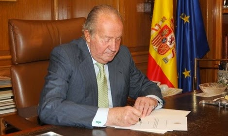 Rey Juan Carlos abdicación