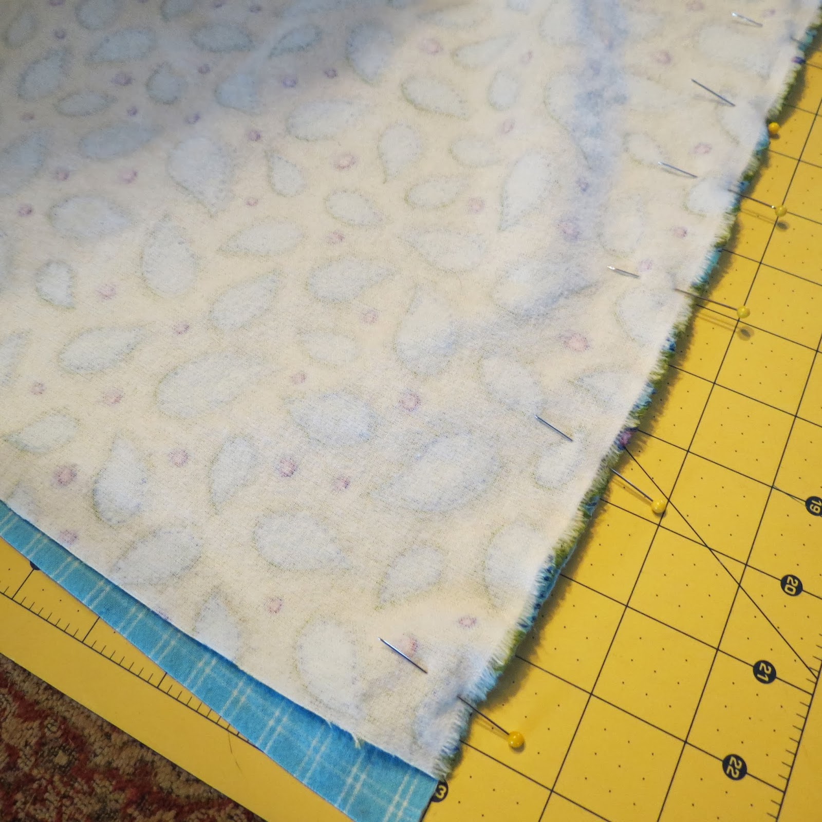 Nana Knits and Jams A Simple, Flannel Baby Blanket