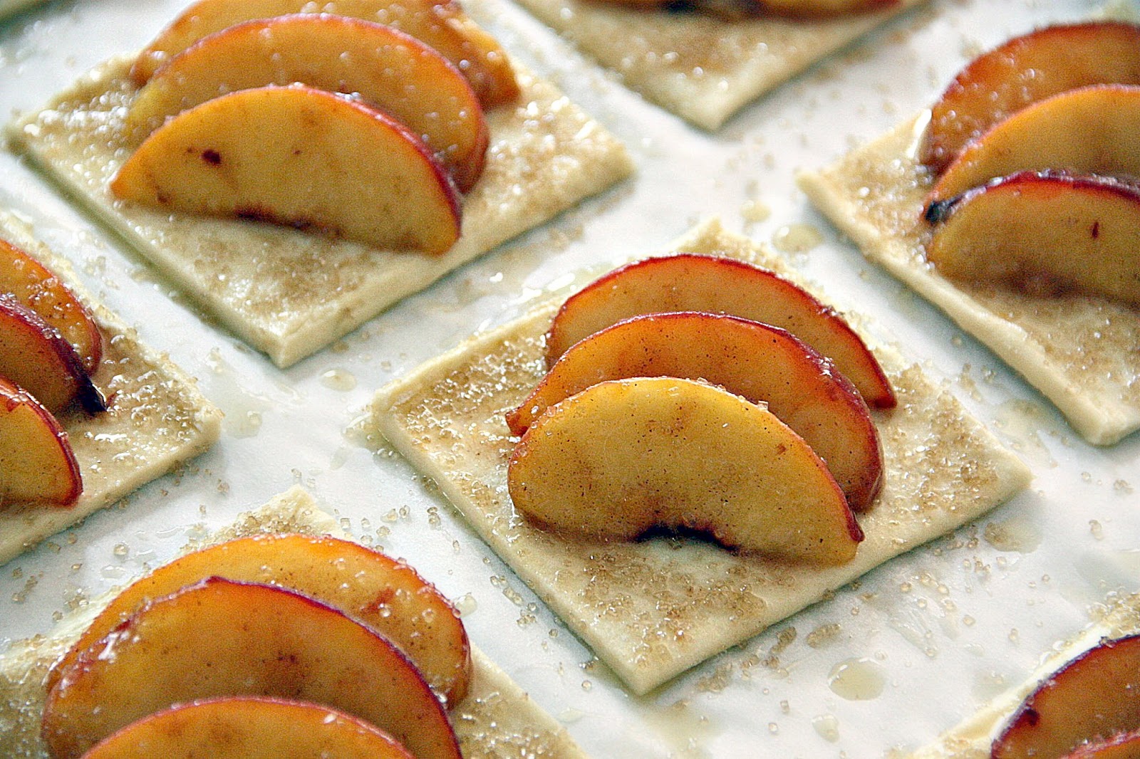 Art of Dessert Puff Pastry Peach Tartlets
