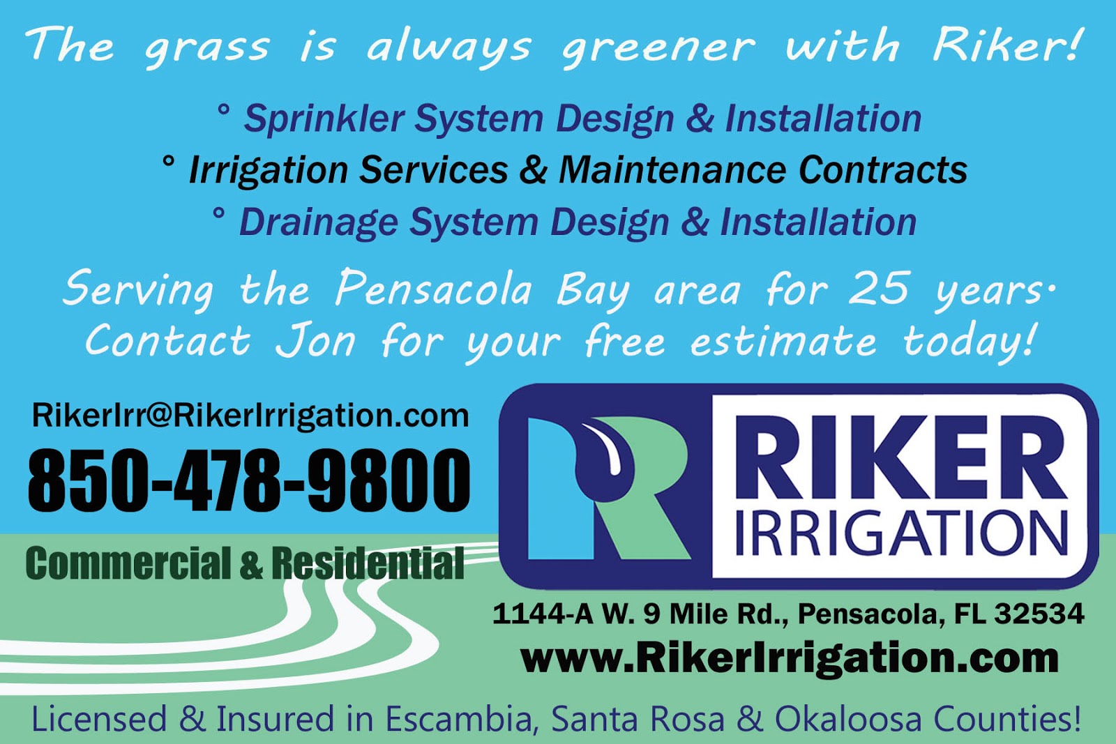 Riker Irrigation in Pensacola, FL