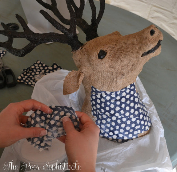 the poor sophisticate DIY Faux Taxidermy