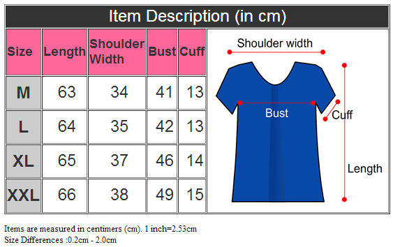 Blouse measurements chart Note: Click on the options below to select your. 1. Your size and style selections & instructions are subject to fabric pattern and limitations.